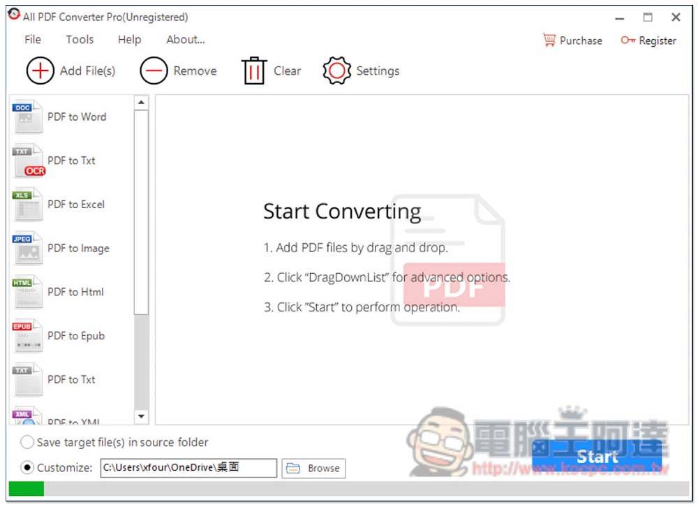 终身序号限免！ All PDF Converter 提供 PDF 转档多种格式的专业软件