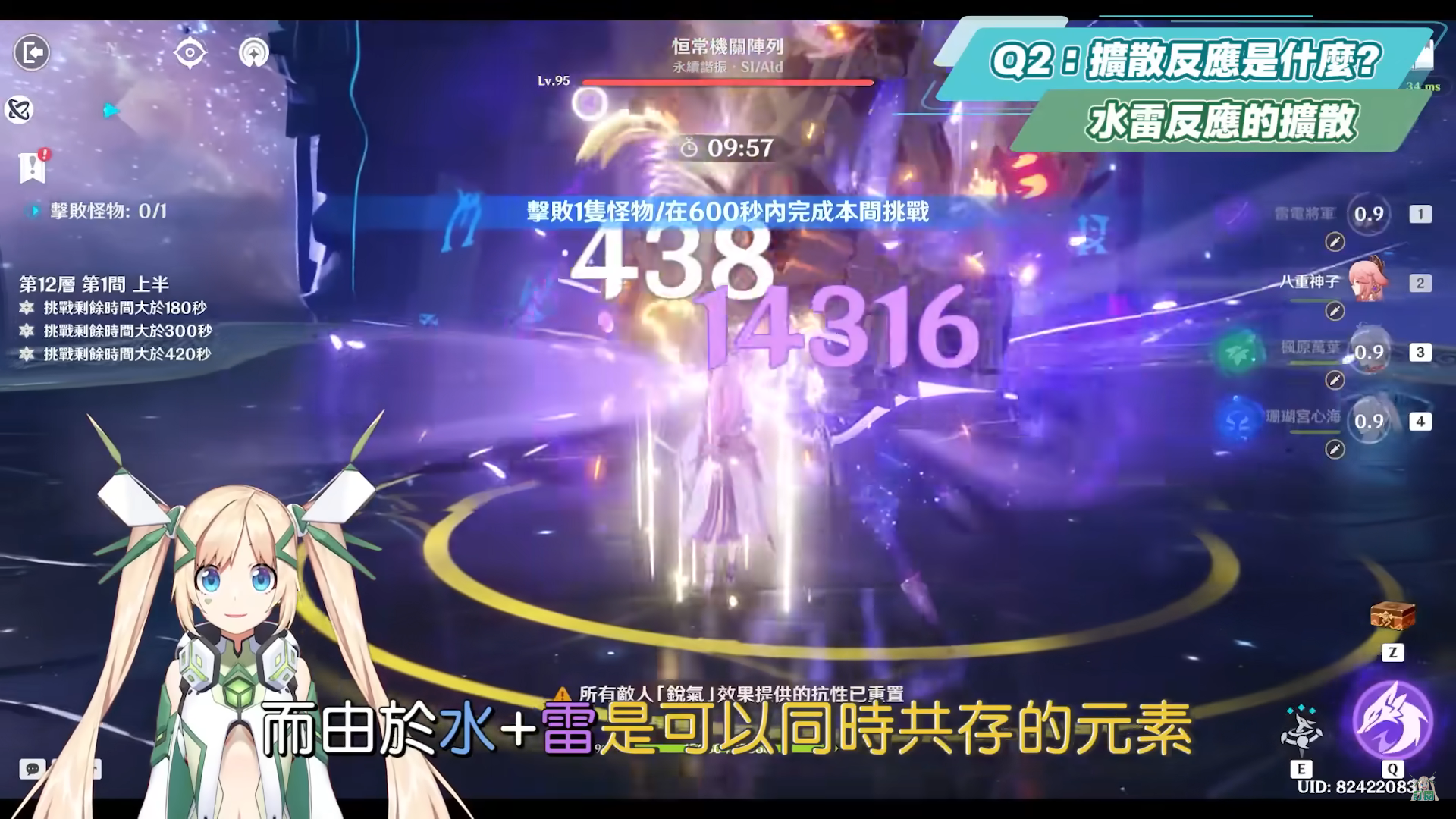 【原神】2.8万叶复刻Q&A（进阶）▸扩散反应必知？ 染色顺序&触发机制？ 如何使用正确双扩散？ 强势主流队伍操作手法