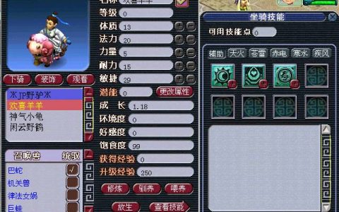 梦幻西游坐骑攻略（梦幻西游五开攻略）