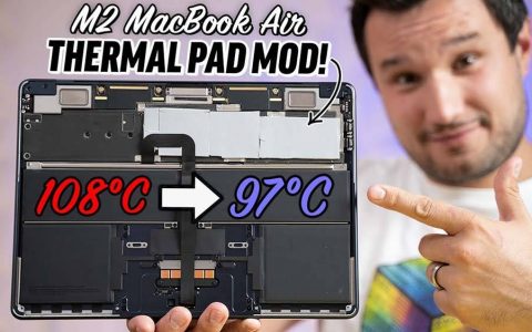M2 版 MacBook Air 过热影响效能，不建议用户学 YouTuber 加装散热贴片
