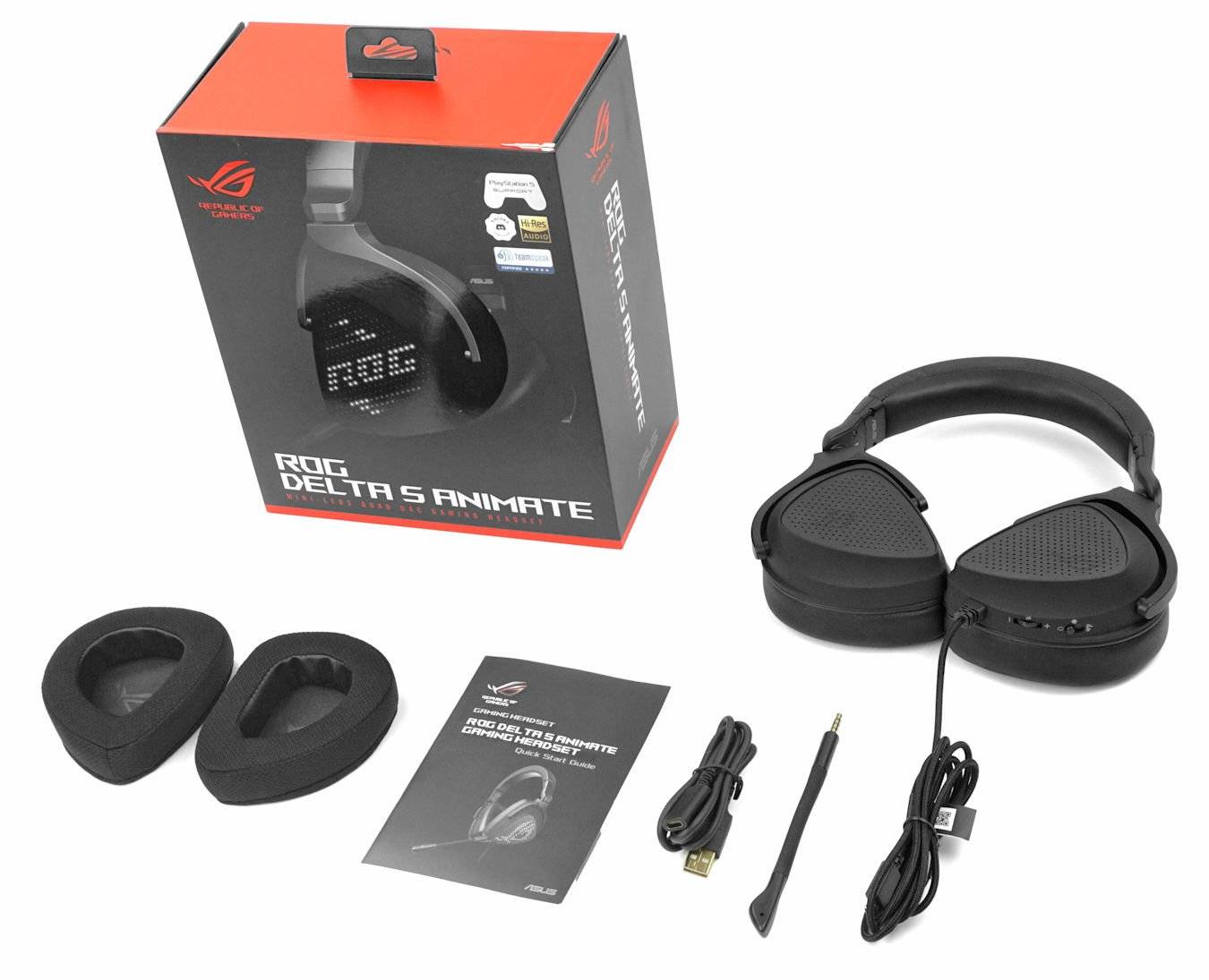 ASUS ROG Delta S Animate 电竞耳机