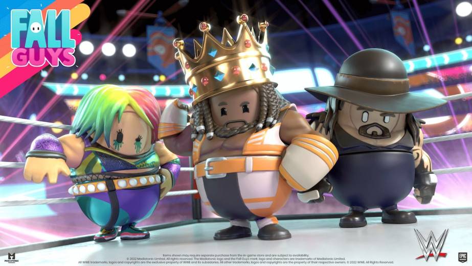 《Fall Guys》宣布与《WWE》展开联动合作,Asuka、Xavier Woods 和 Undertaker 即将登场!