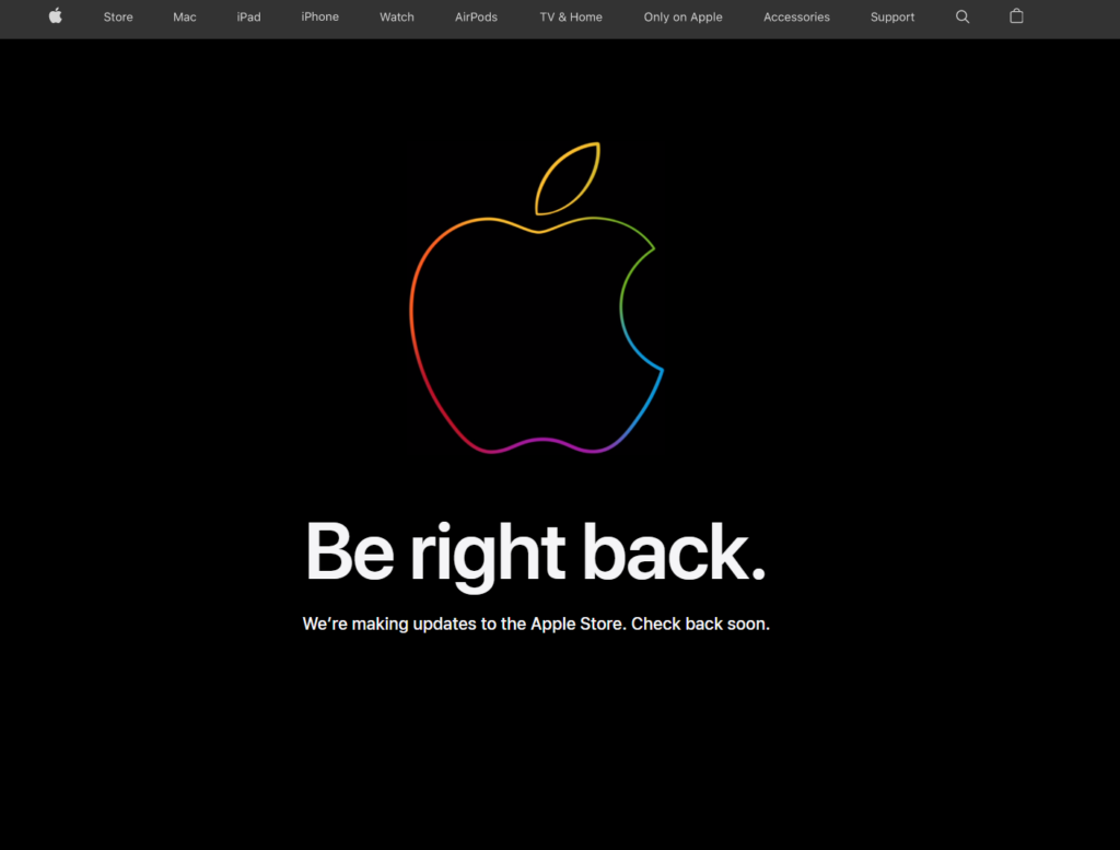 即将推出新产品/新促销活动？多个国家、地区Apple Store正在更新维护