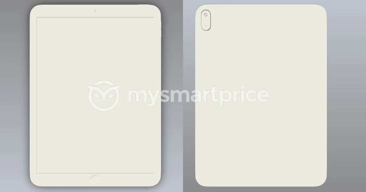苹果新iPad 2022 CAD设计图外泄，外观采用全新扁平设计1