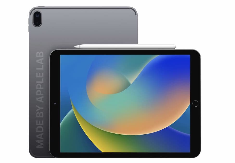 苹果新iPad 2022 CAD设计图外泄，外观采用全新扁平设计6