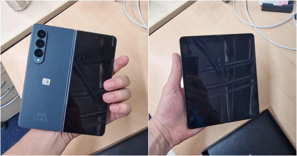 Samsung Galaxy Z Fold4/Flip4真机曝光：搭载SD 8+ Gen1，铰链更小+折痕变浅了！
