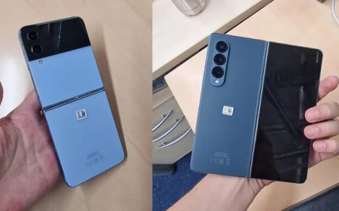 Galaxy Z Fold 4和Flip 4 真机实拍图已经外泄，屏幕折痕似乎更不明显