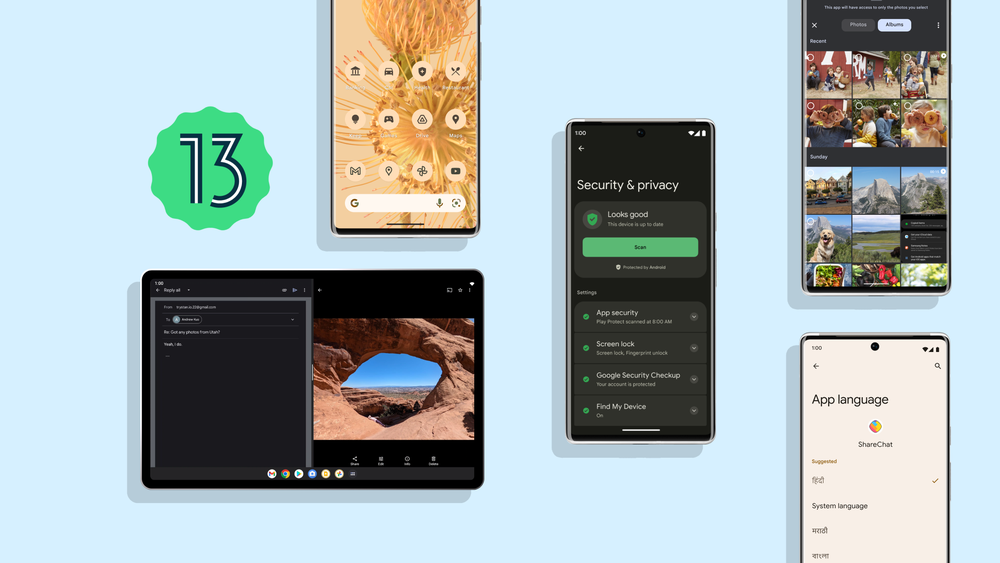 Google 宣布 Android 13 正式开源，厂商可使用源代码，适配自家的手机