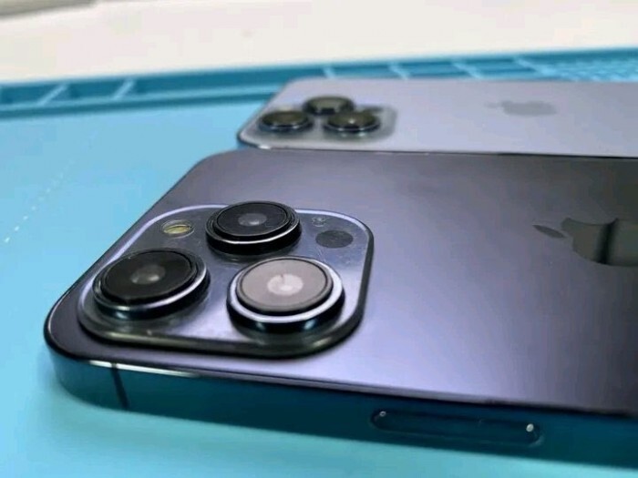 iPhone 14 Pro Max相机模型与iPhone 13 Pro Max并排，比一比看「凸眼睛」到底有多凸出？