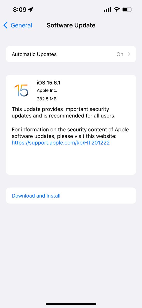 iOS 15最后一次更新？iOS 15.6.1正式发布，供重要安全性更新修复漏洞，建议人人升级