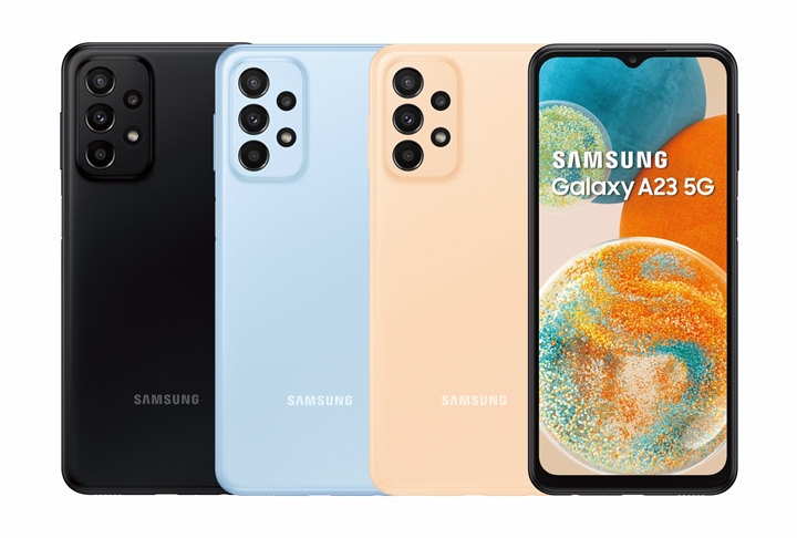 三星推出Galaxy A13、Galaxy A23两款中阶机，主打大屏幕、大电量、高像素相机