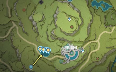 【原神】月莲位置大全，74个月莲快速采集路线。|须弥特产|突破素材|提纳里