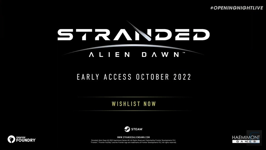 外星球生存 SLG《Stranded：Alien Dawn》Steam 抢先体验版 10 月即将推出