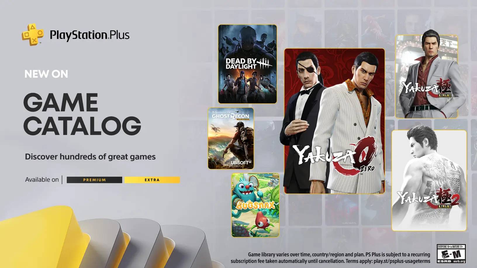 PS Plus 八月份中高阶新增游戏：《如龙》、《圣剑传说 3》、《黎明杀机》、《战栗深隧：流亡》