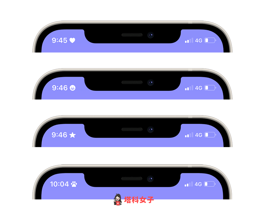 自定义 iPhone 左上角显示图案 ICON