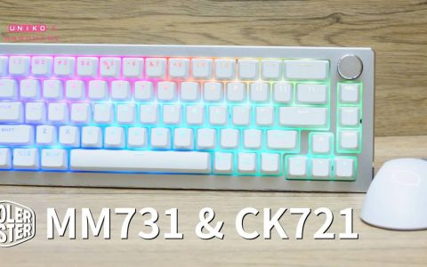 Cooler Master MM731 & CK721 三模键盘鼠标开箱