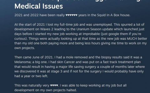 《Waves+Waves 2》转为免费，开发者因癌症去世，送给大家最后的临别礼物