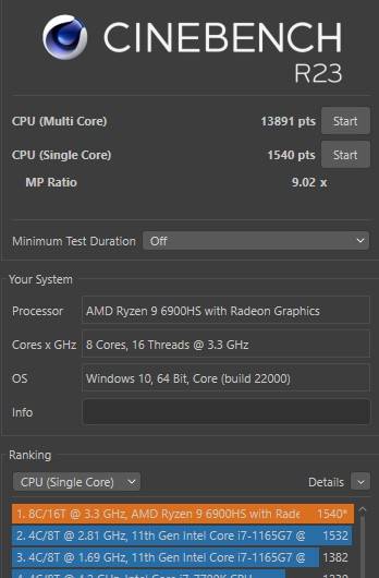 双 A 骄傲！ ROG Zephyrus G14 2022 测试报告 / 液金均温散热与 Nebula 显示器