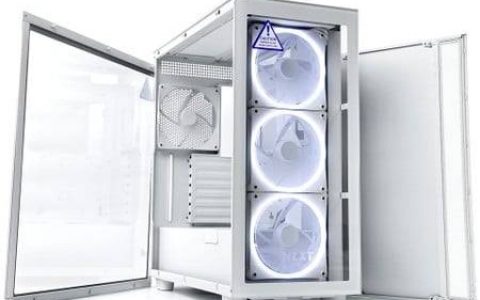 接替 H710i、简约经典NZXT H7 ELITE 白色 Mid-Tower 机箱