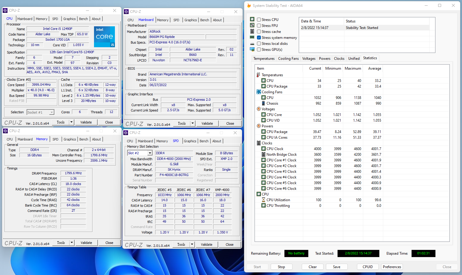 ASROCK B660M PG Riptide 主板