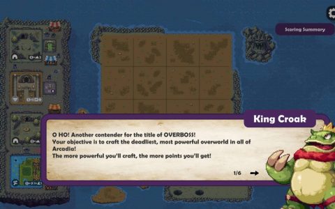 《Overboss》复古桌游模拟策略公开宣传影片，组合地形与怪物大军让自己成为最强头目！