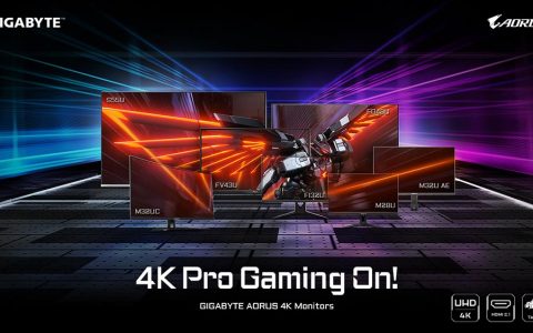 GIGABYTE 4K 电竞屏幕产品线完整布局，多款机种获全球媒体肯定