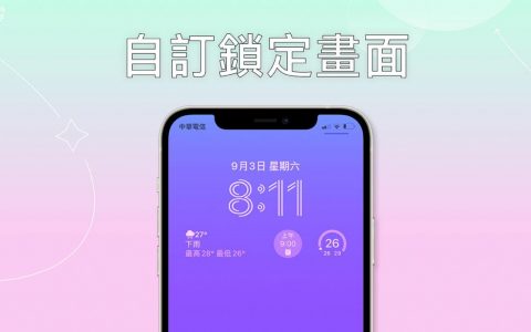 iPhone 锁定画面自定义教学，iOS 16 支持锁屏桌布小工具及更改时间字体颜色