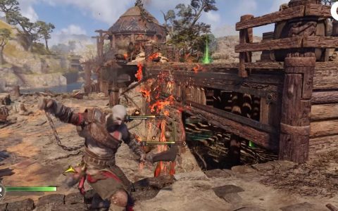 外媒率先公开《战神诸神黄昏》实机演示影片 部分战斗画面公开