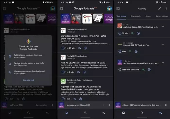 谷歌在YouTube上推出Podcast的专属区块，但这可能无助于对Spotify的竞争