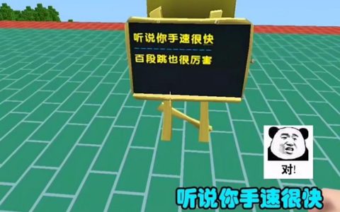 迷你世界百段跳教程（迷你世界百段跳如何挑战）