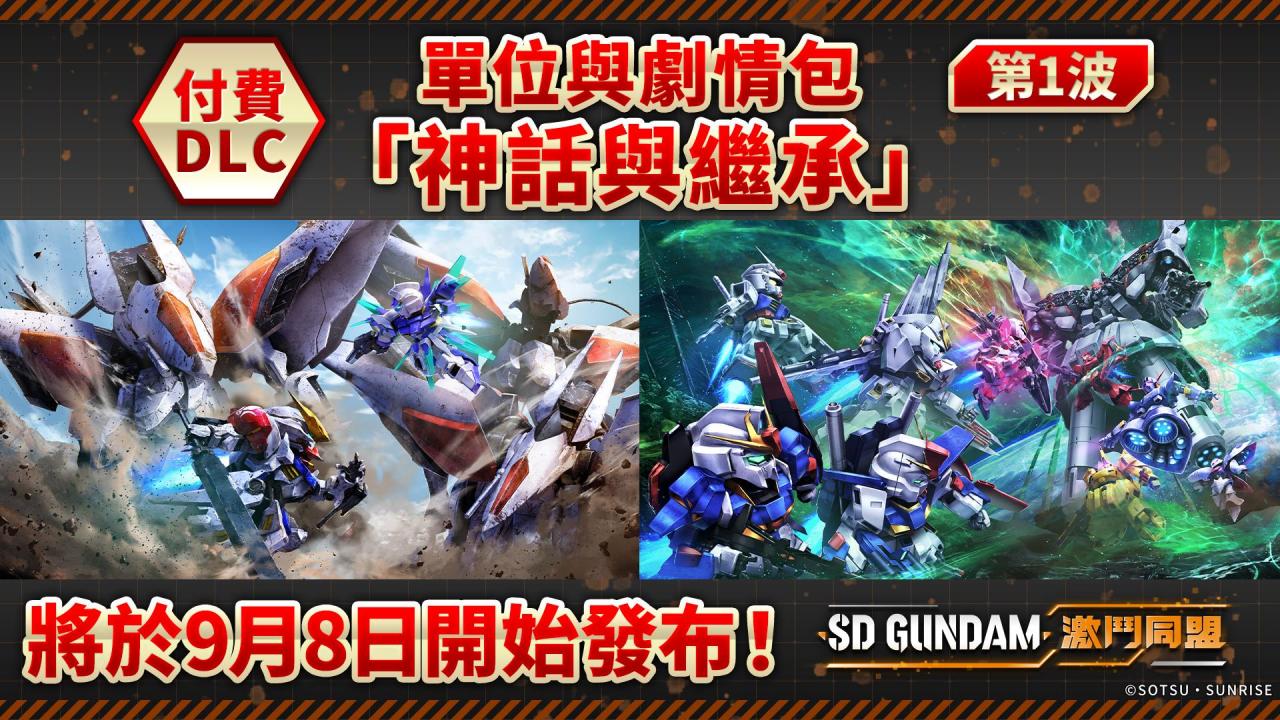 《SD GUNDAM激斗同盟》付费DLC第1波发布新任务新机体