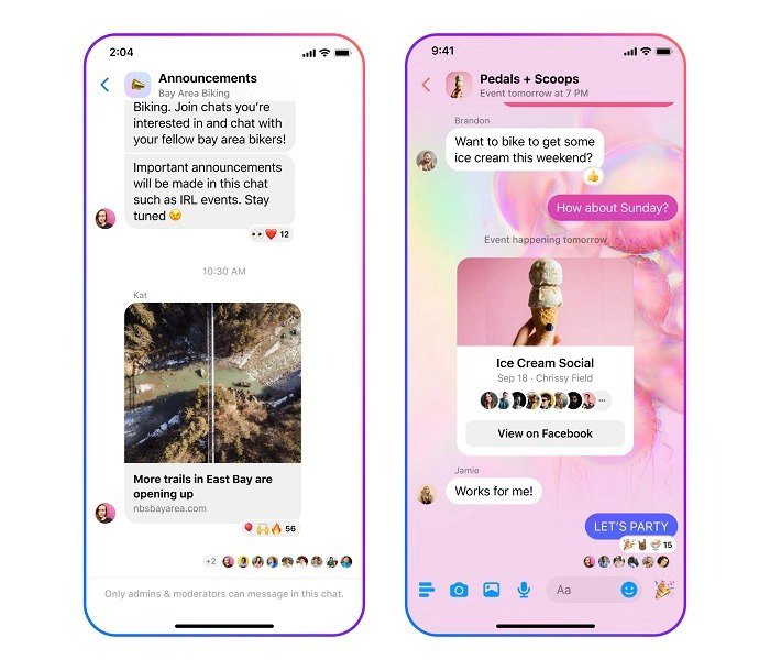 Meta宣布Facebook社群聊天功能，融入Messenger体验