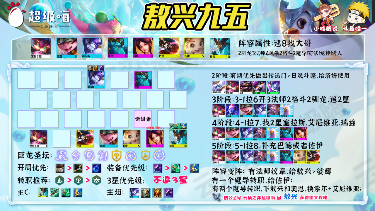 金铲铲之战：2.16版本大解析（龙神英雄全削弱，D卡流时代崛起）