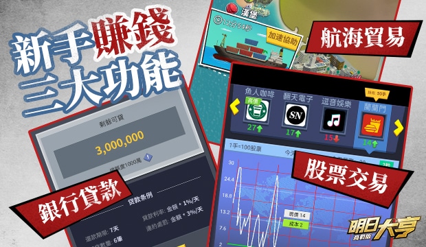 《明日大亨》Android 删档测试中 ─ 预告 10 月即将在台推出