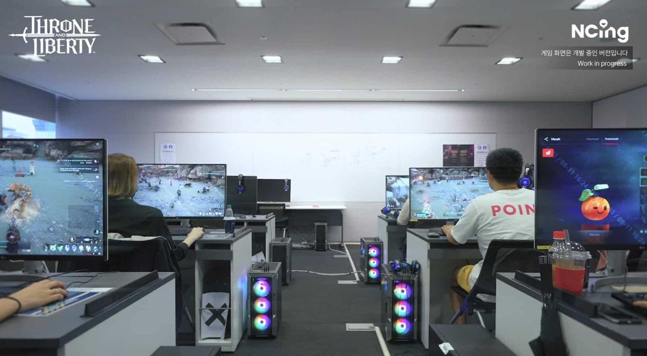 NC 释出《THRONE AND LIBERTY》公司内部测试影片