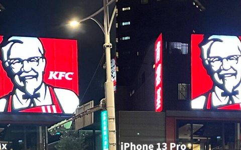 iPhone 14 Pro Max 夜拍实测：强光抑制效果显著提升、细节更清晰