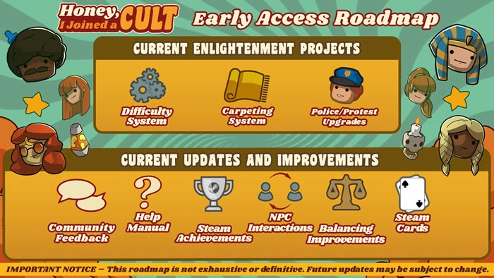 《Honey， I Joined a Cult》正式版 11/3 即将推出，同步公开预定更新内容规划
