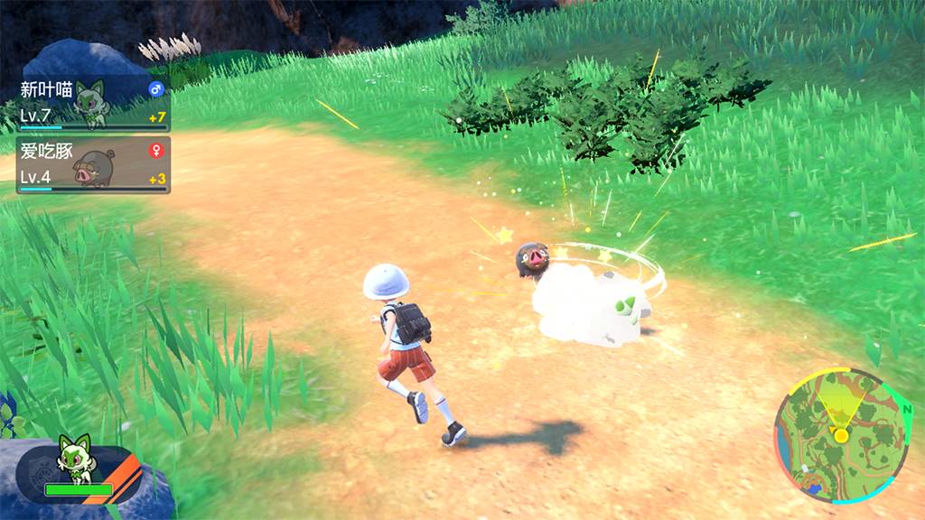 《宝可梦 朱&紫》公开新实机演示影片！新机制让玩家带着宝可梦一起出门，进入自主战斗后玩家能到处游荡！