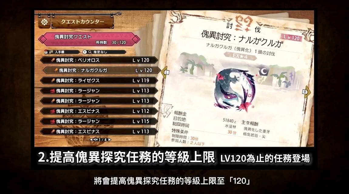 《魔物猎人崛起：破晓》免费大型更新第二弹 9/29 发布，焰狐龙与傀异克服霞龙等强敌登场！