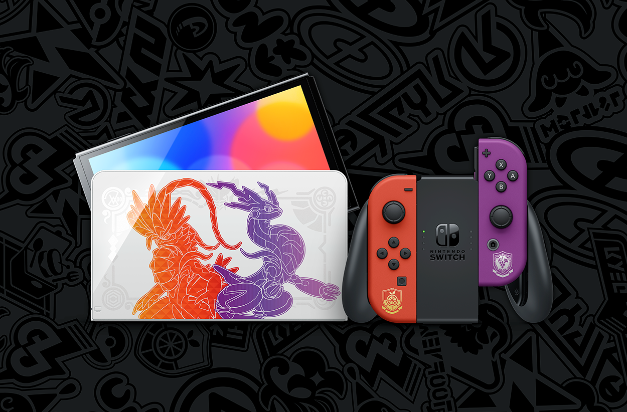 《宝可梦 朱&紫》Switch OLED限定版公开！11月4日正式发售！