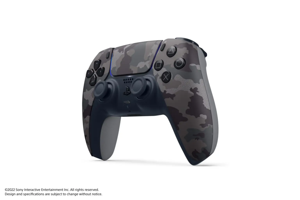 PS5推出全新灰色迷彩系列！让你的PS5拥有战场上的狂野之风！