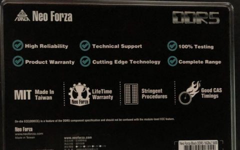 凌航 Neo Forza TRINITY DDR5-5600 32G（16G*2）-超频实测使用心得