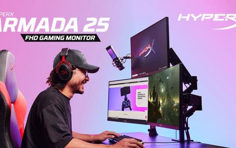 释放你的桌面空间！ HyperX 推出全新Armada 25及27寸电竞屏幕