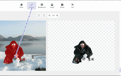 线上去背工具 Retoucher ，上传照片自动完成