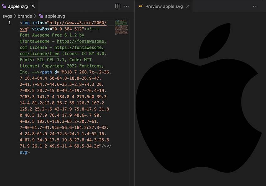 梅问题-VS Code 安装 SVG Preview，让在VS Code底下就可直接预览图档