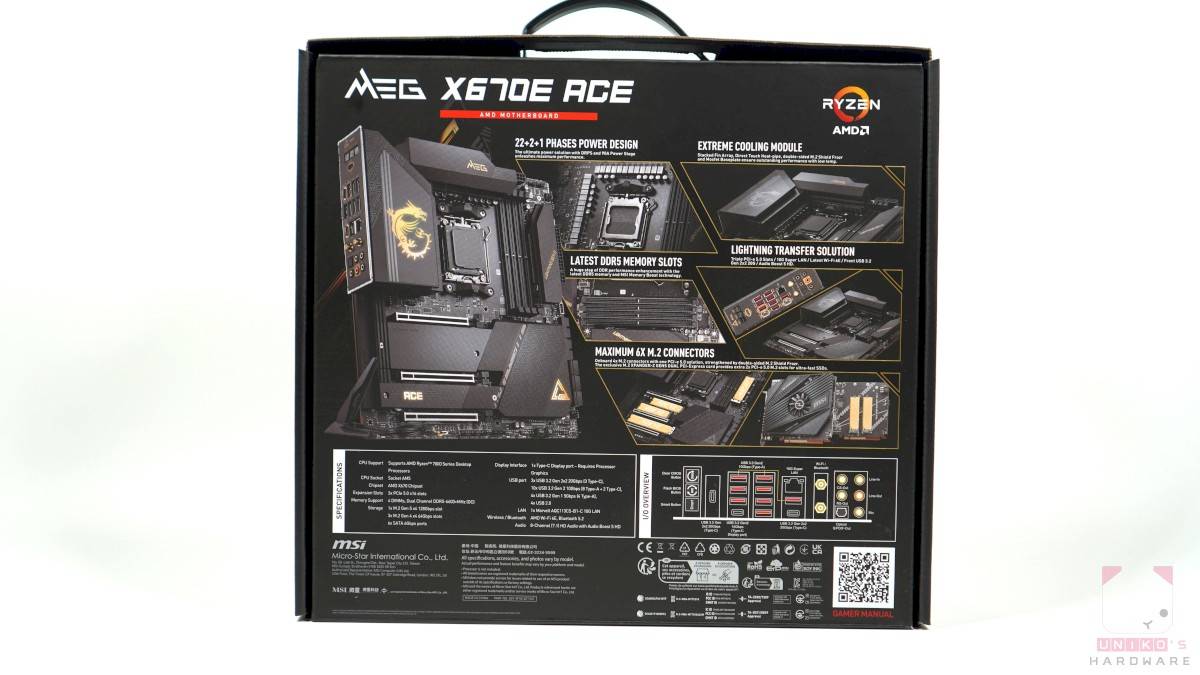 MSI MEG X670E ACE 主板开箱评测
