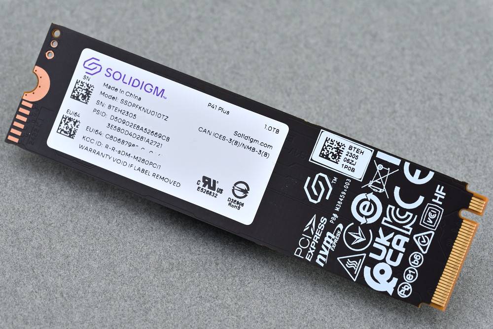 PCIe 4.0 NVMe 入门生力军，Solidigm P41 Plus 固态硬盘实测