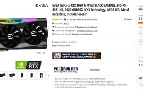 NVIDIA GeForce RTX 30 系列高阶显卡再度创历史新低价，不过下跌速度有趋缓