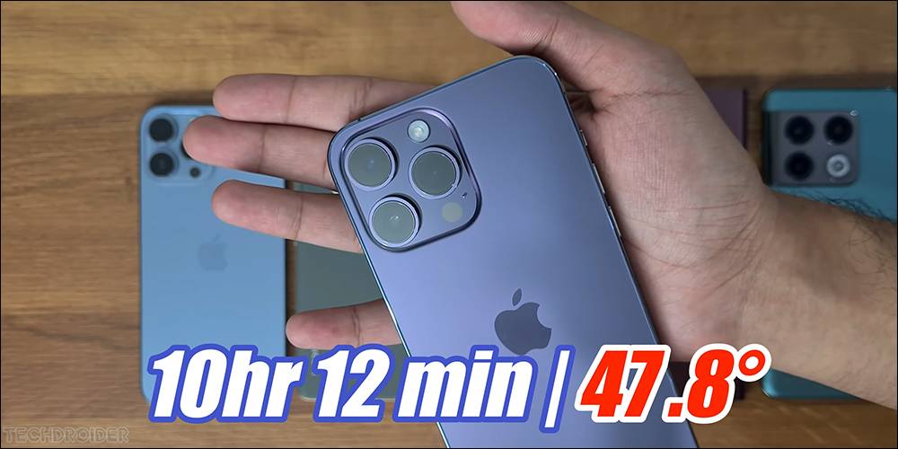 iPhone 14 Pro Max与小米12S Ultra等大尺寸旗舰机电池续航PK，三星Galaxy S22 Ultra敬陪末座