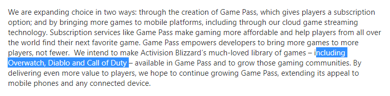 好耶！XBOX 负责人 Phil Spencer 确认《守望先锋》、《暗黑破坏神》、《使命召唤》将会加入 XGP 阵容！